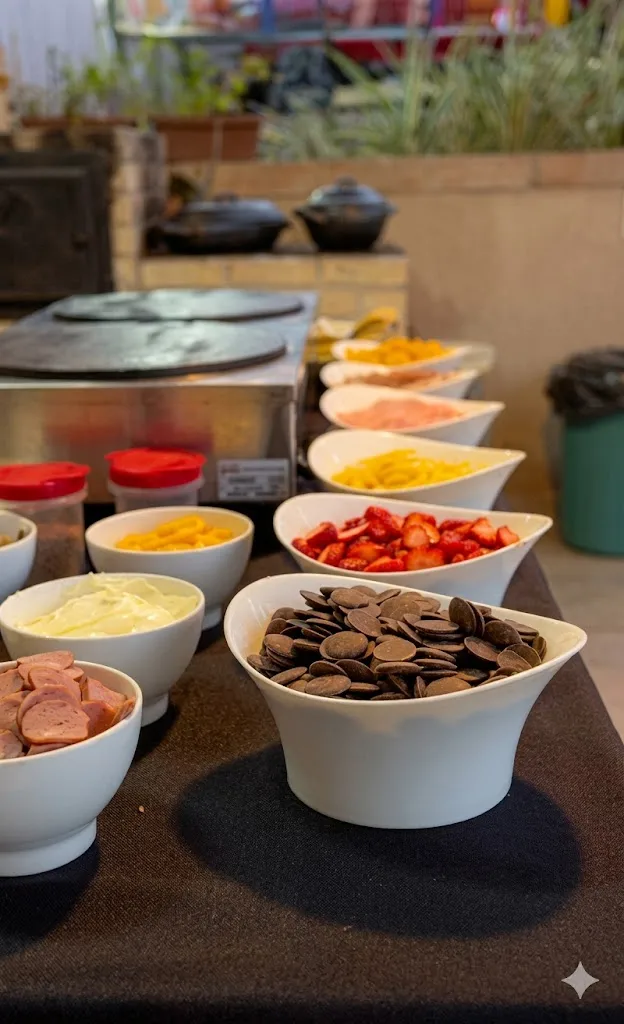 Ambiente gourmet em estilo bistrô